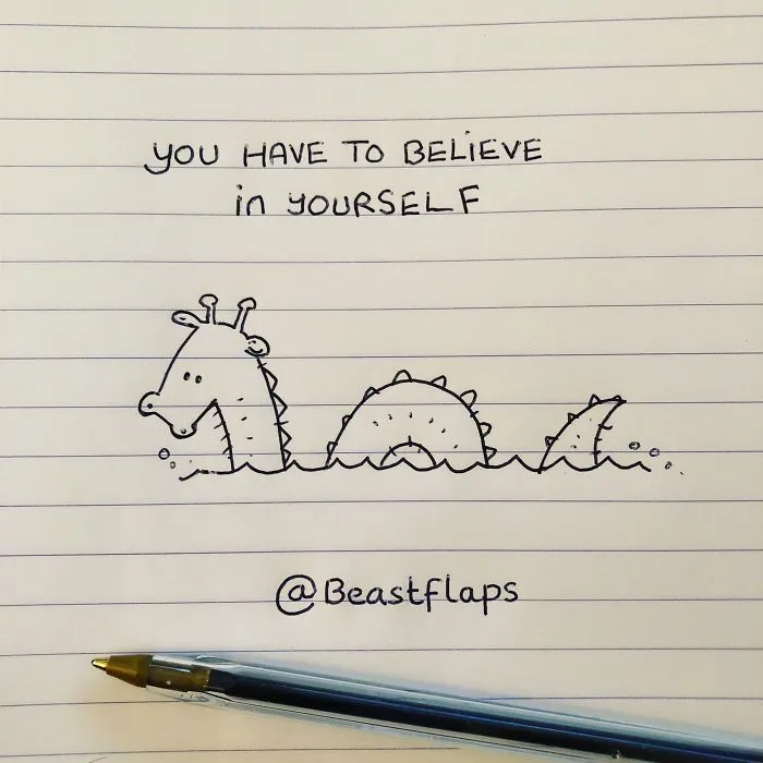 24 Funny Doodles This Artist Drew During Meetings They Didn't Need To Be At