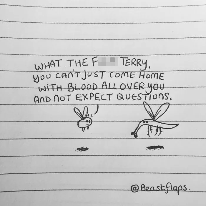 24 Funny Doodles This Artist Drew During Meetings They Didn't Need To Be At