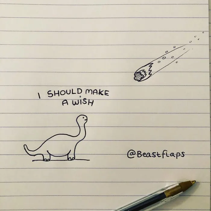 24 Funny Doodles This Artist Drew During Meetings They Didn't Need To Be At