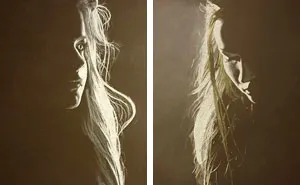 Artist Draws Beautiful Portraits Of Women And They Look Like They're Cast In Light (19 Pics)