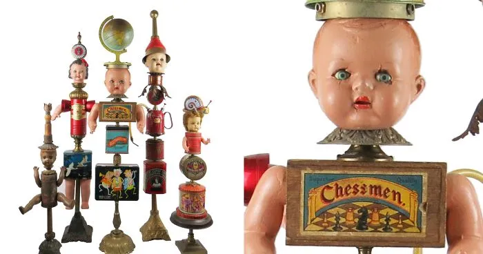 We Turn Pre-Loved Vintage Treasure Into Beautiful (Or Scary) Sculptures And Wall Art
