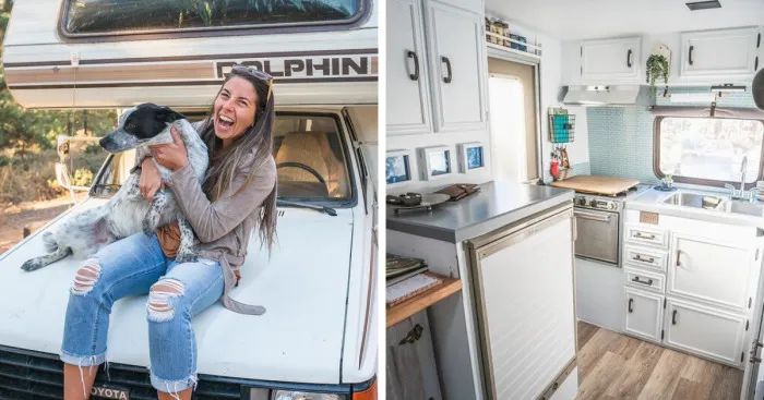 While Everyone Has Sprinter Fever, She Is Out There Making The Best Of A Vintage Van
