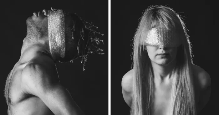 I Created The "Blind To Plastic" Portrait Series To Address Our Ignorance For Plastic Pollution