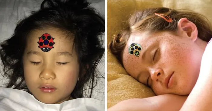 This Bug-Shaped Sticker Is An Ingenious Way To Measure Your Child's Temperature Without Any Hassle