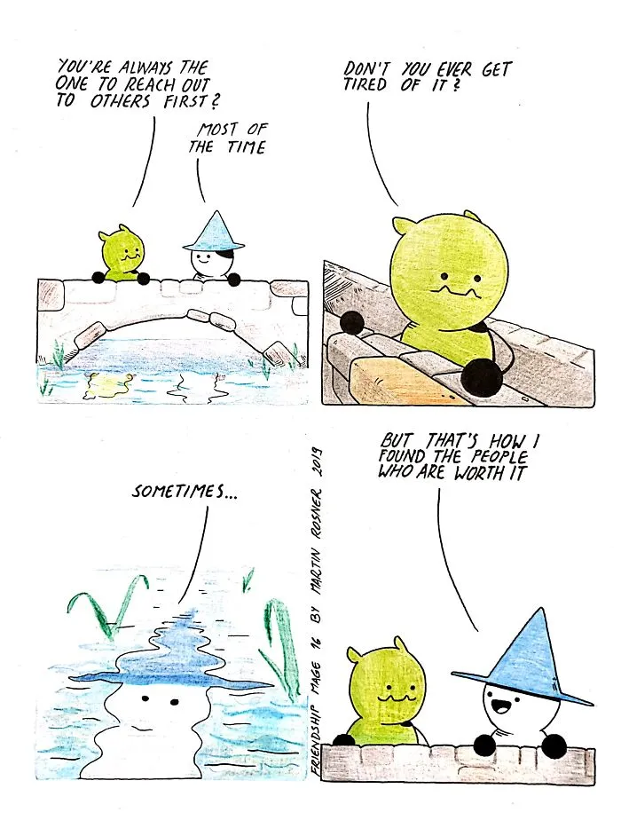19 Wholesome Comics About A Mage Who’s All About Friendship
