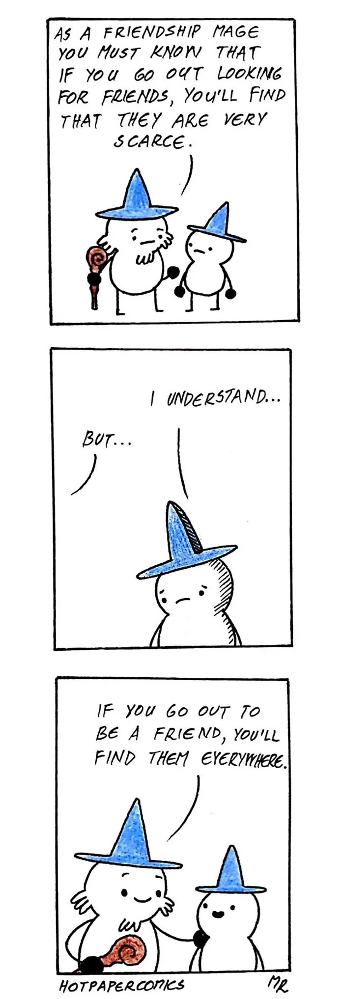 19 Wholesome Comics About A Mage Who’s All About Friendship