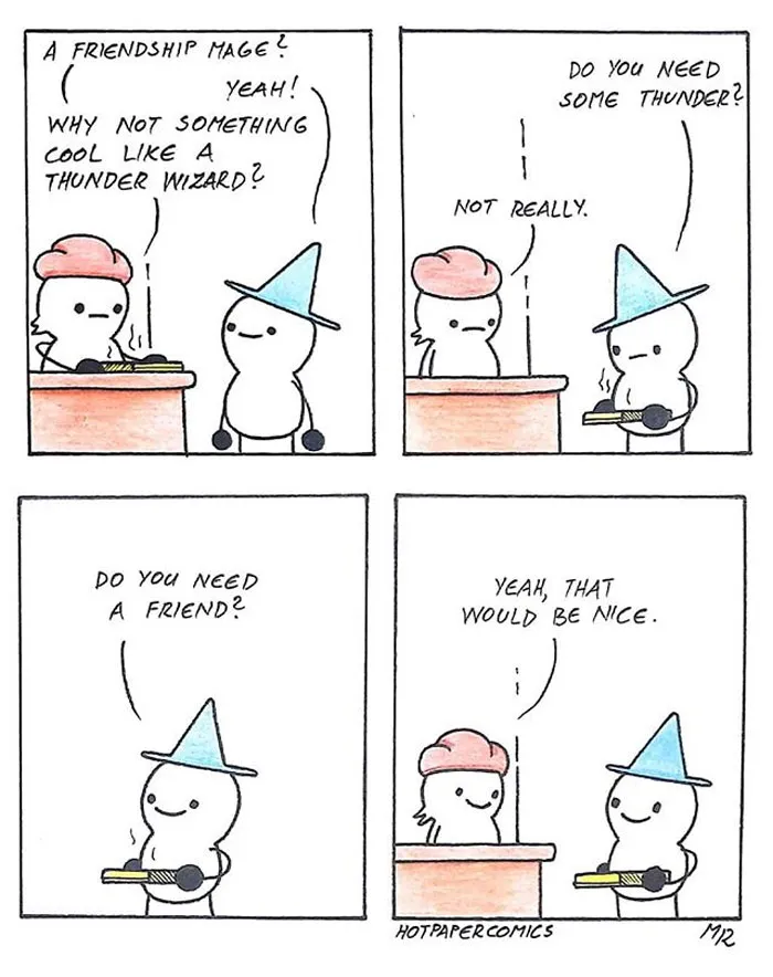 19 Wholesome Comics About A Mage Who’s All About Friendship