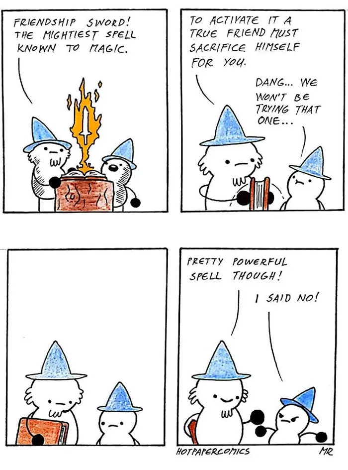 19 Wholesome Comics About A Mage Who’s All About Friendship