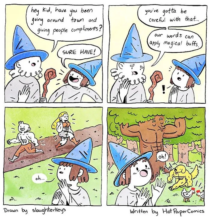 19 Wholesome Comics About A Mage Who’s All About Friendship