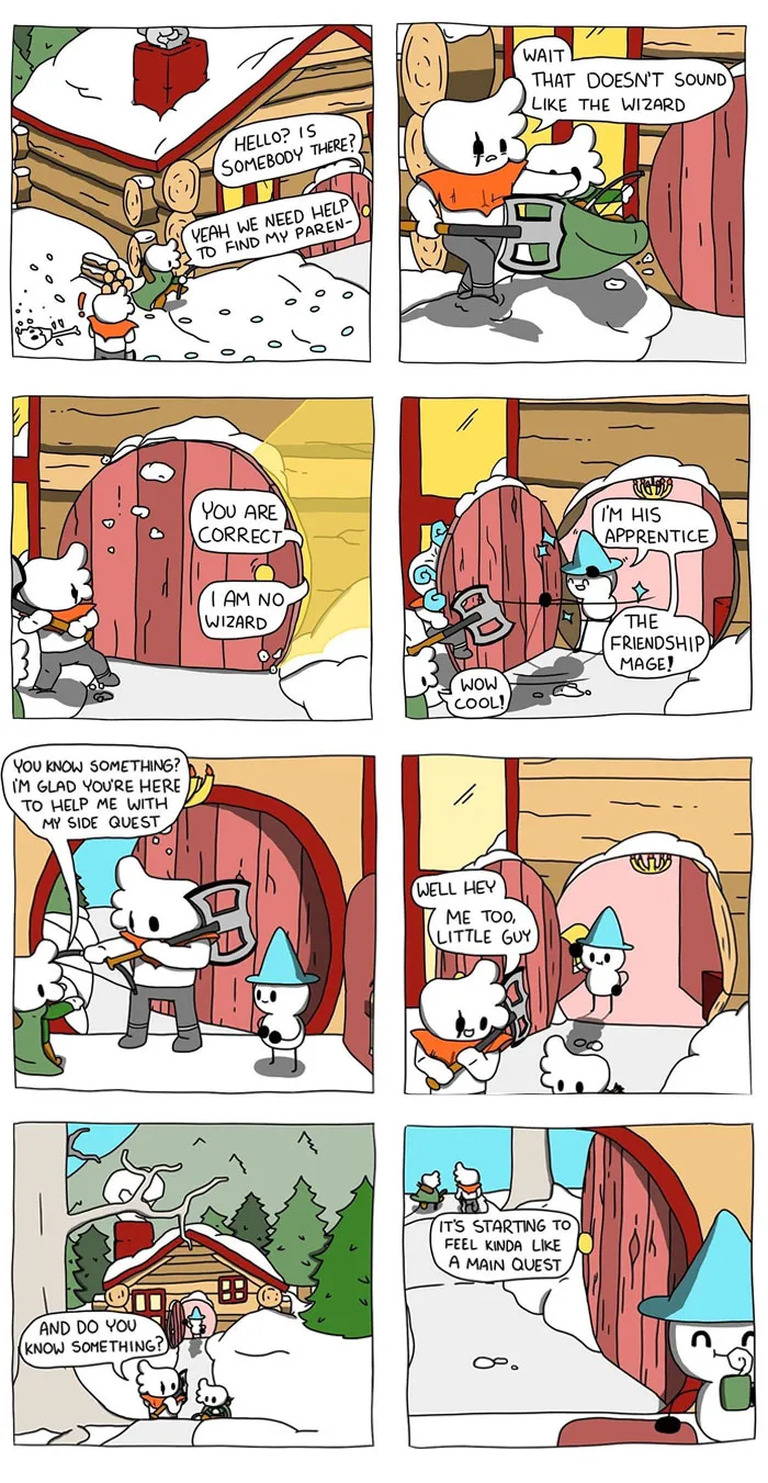 19 Wholesome Comics About A Mage Who’s All About Friendship