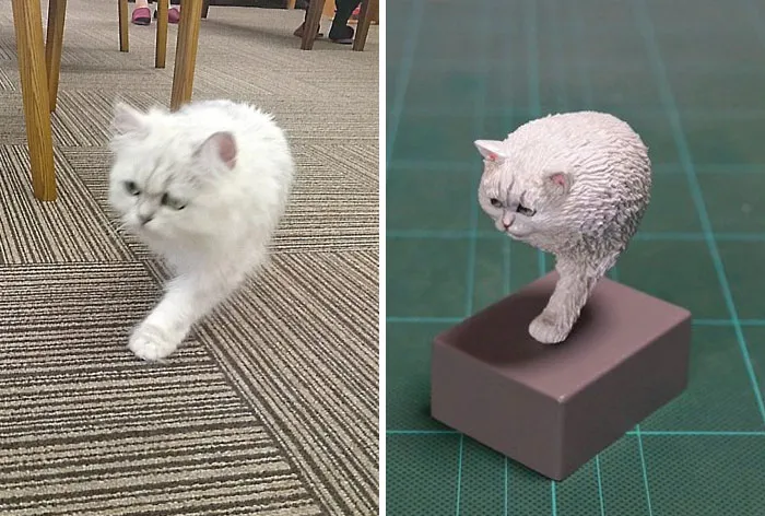 Japanese Artist Turns Hilarious Animal Moments Into Sculptures, And The Result Makes Them Even Funnier (30 Pics)