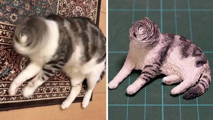 Japanese Artist Turns Hilarious Animal Moments Into Sculptures, And The Result Makes Them Even Funnier (30 Pics)