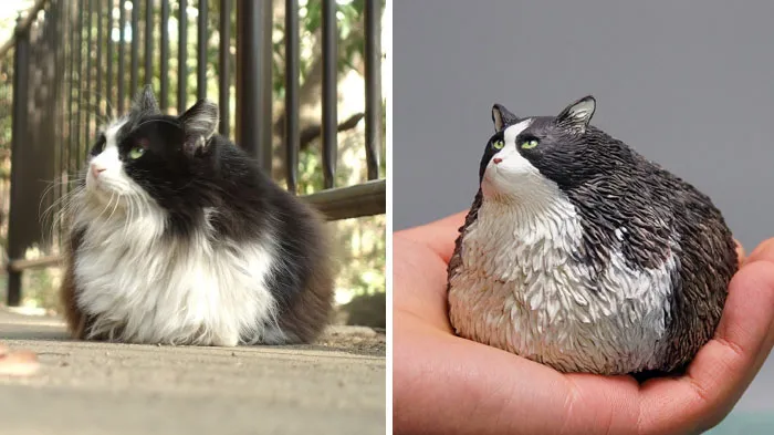 Japanese Artist Turns Hilarious Animal Moments Into Sculptures, And The Result Makes Them Even Funnier (30 Pics)