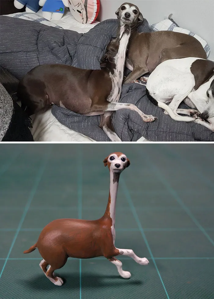 Japanese Artist Turns Hilarious Animal Moments Into Sculptures, And The Result Makes Them Even Funnier (30 Pics)
