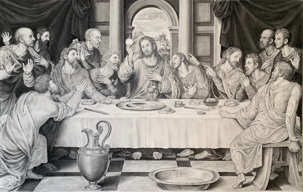 Draw Last Supper