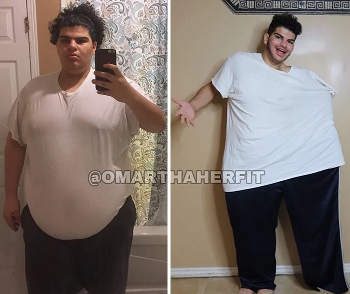 Me probé mi ropa vieja tras perder 100 kilos