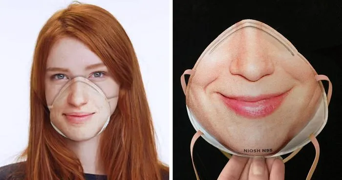 This Woman Creates Dystopian Face Masks That May Work With Face ID During Viral Epidemics