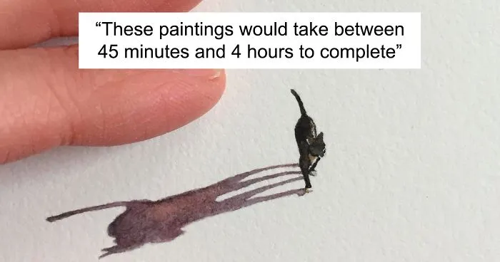 These 96 Tiny Paintings By Brooke Rothshank Are One-Inch Replicas Of Everyday Things