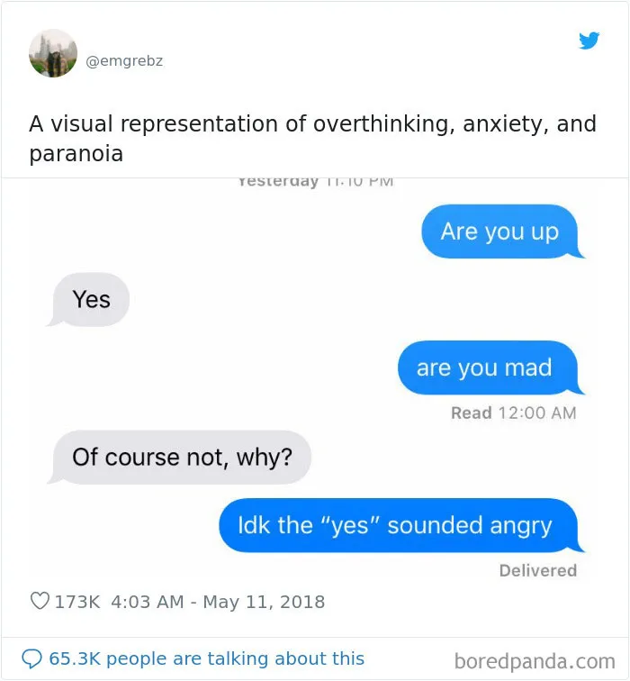 35 Funny Posts For People Who Tend To Overthink Every Single Moment Of Their Lives