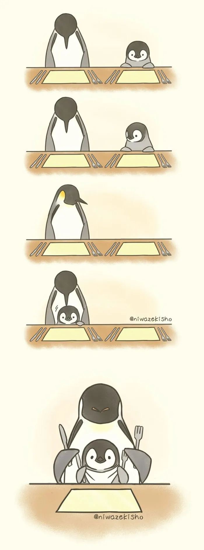 Esta artista dibuja cómics sobre un adorable pingüinito que la fastidia cada vez que intenta hacer algo (30 imágenes)