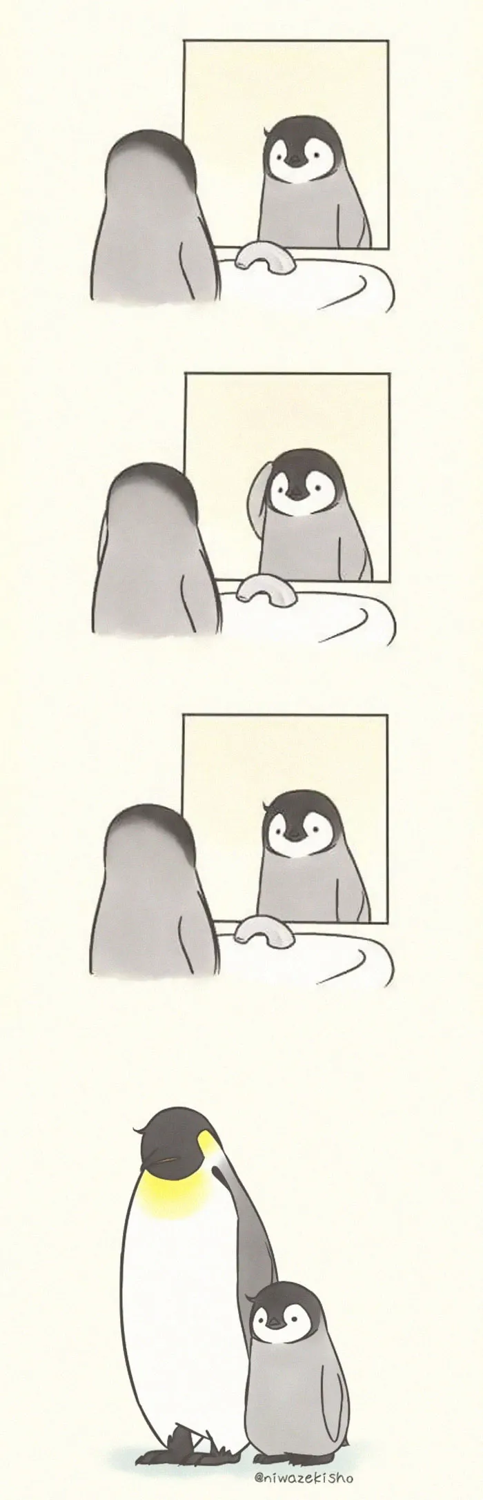 Esta artista dibuja cómics sobre un adorable pingüinito que la fastidia cada vez que intenta hacer algo (30 imágenes)