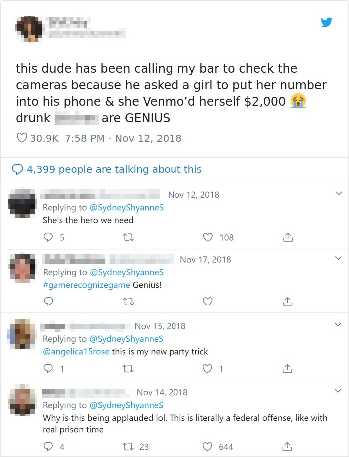 Stealing From A Guy Who Asked You Out