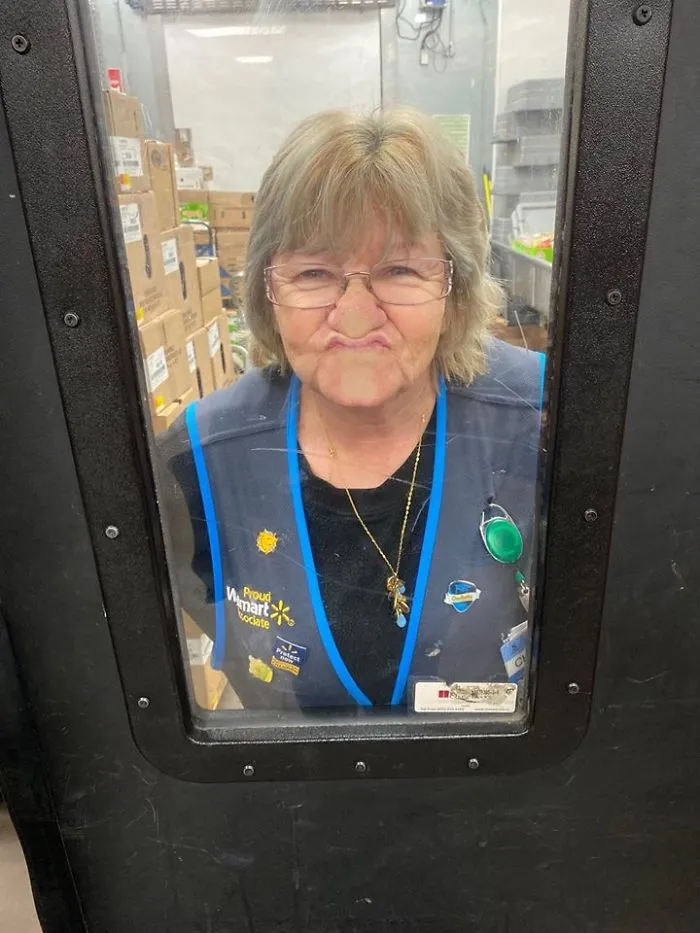 This Lady Works At Walmart, Poses With Its Products For Store's Local FB Page And People Love Her Sense Of Humor