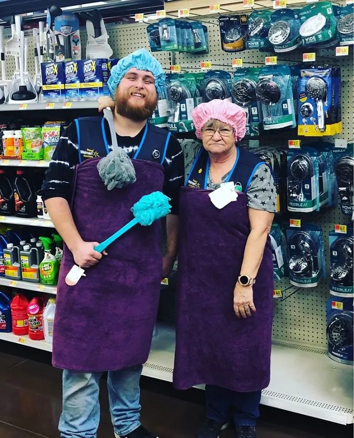 This Lady Works At Walmart, Poses With Its Products For Store's Local FB Page And People Love Her Sense Of Humor