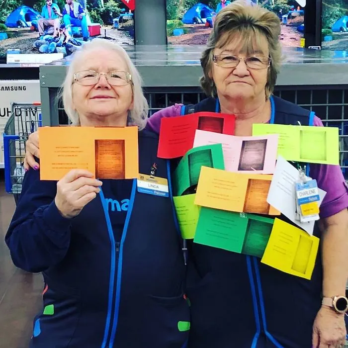 This Lady Works At Walmart, Poses With Its Products For Store's Local FB Page And People Love Her Sense Of Humor