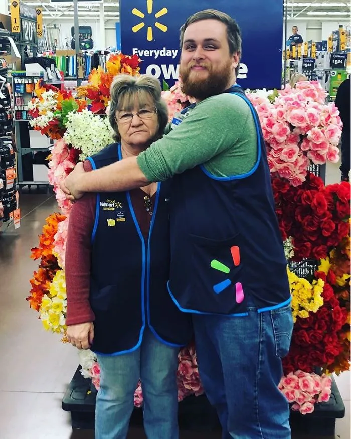 This Lady Works At Walmart, Poses With Its Products For Store's Local FB Page And People Love Her Sense Of Humor