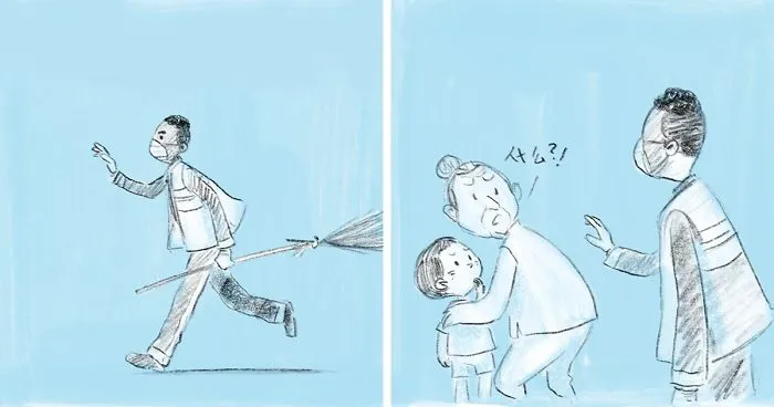 I Created This Series Of Comics And Artwork In Response To The Coronavirus Epidemic