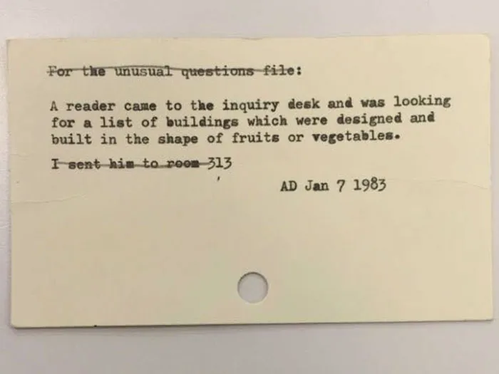 30 Of The Quirkiest Inquiries The New York Public Libary Had Received From The 1940s To The 1980s
