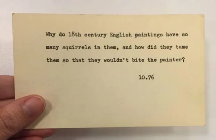 30 Of The Quirkiest Inquiries The New York Public Libary Had Received From The 1940s To The 1980s