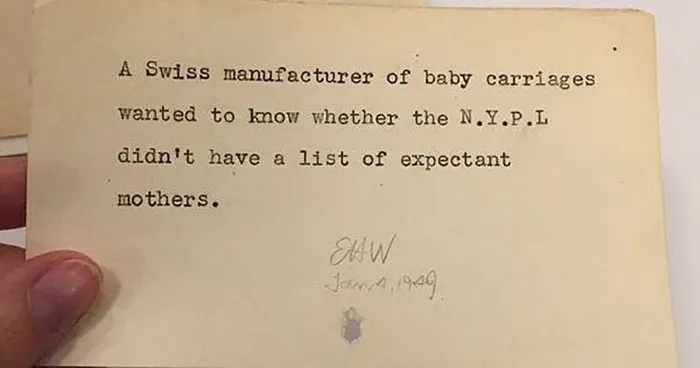 30 Of The Quirkiest Inquiries The New York Public Libary Had Received From The 1940s To The 1980s