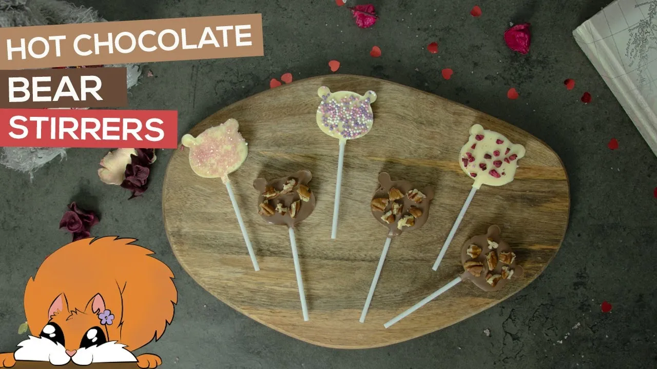 Absolutely Cute Hot Chocolate Bear Stirrers For Valentine's Day! 🐻💗☕