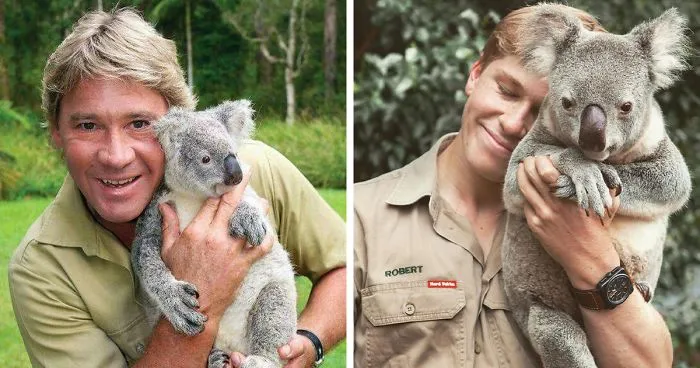 Robert Irwin Turns Heads With An Iconic Photo Recreation Where He Looks Exactly Like His Dad