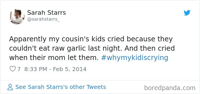 30 Of The Funniest #WhyMyKidIsCrying Tweets (New Pics)