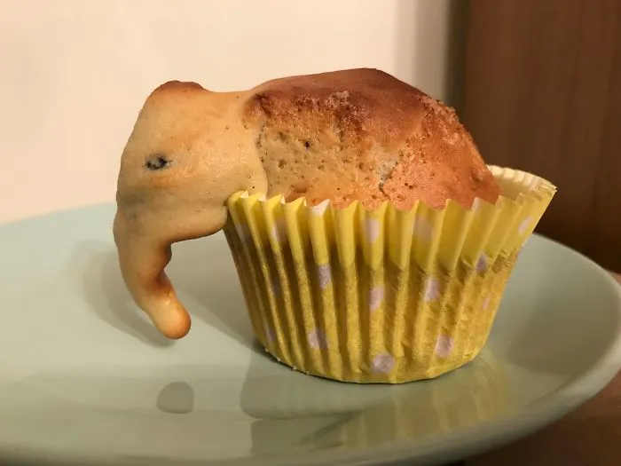 La magdalena que parecía un elefante