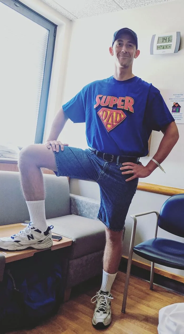 I Recently Became A Dad And Put My "Uniform" On While Still At The Hospital. I've Been Planning This For A While