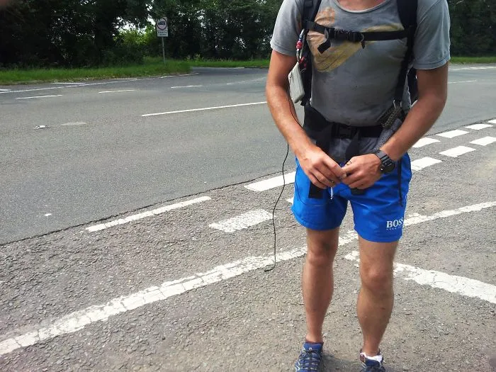 120 Mile Solo Hike. Asked An Elderly Passerby To Take A Photo For Me