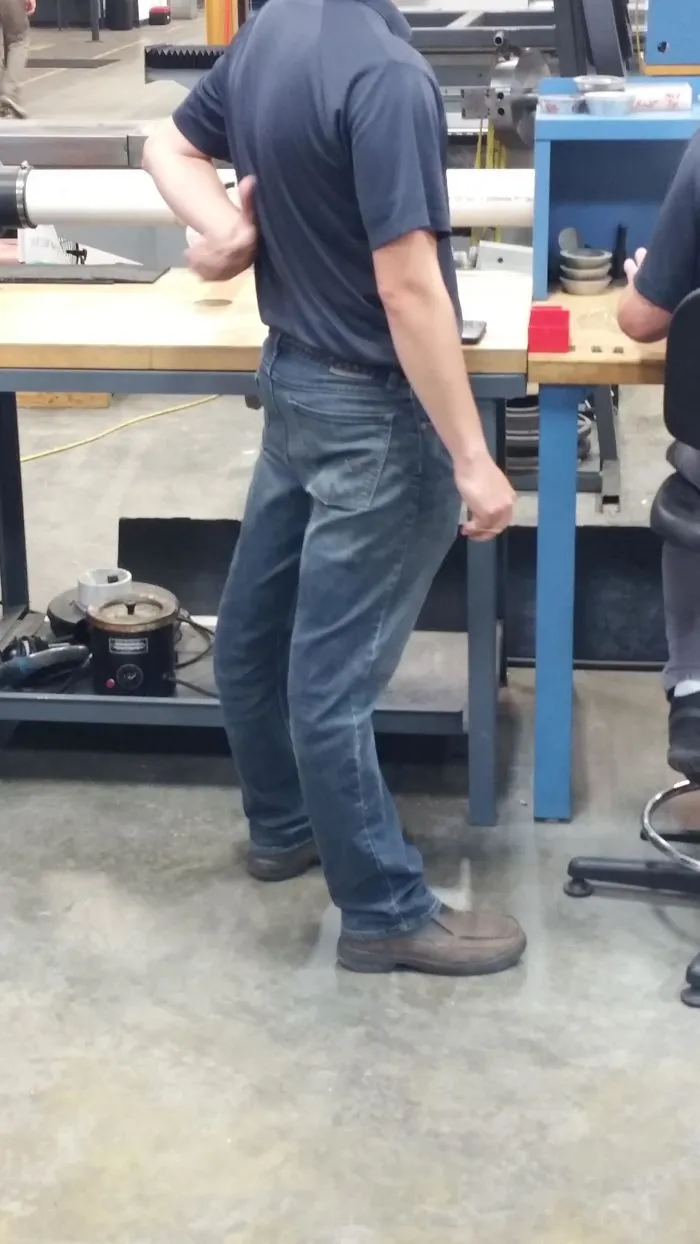 The Way My Coworker's Knees Bend
