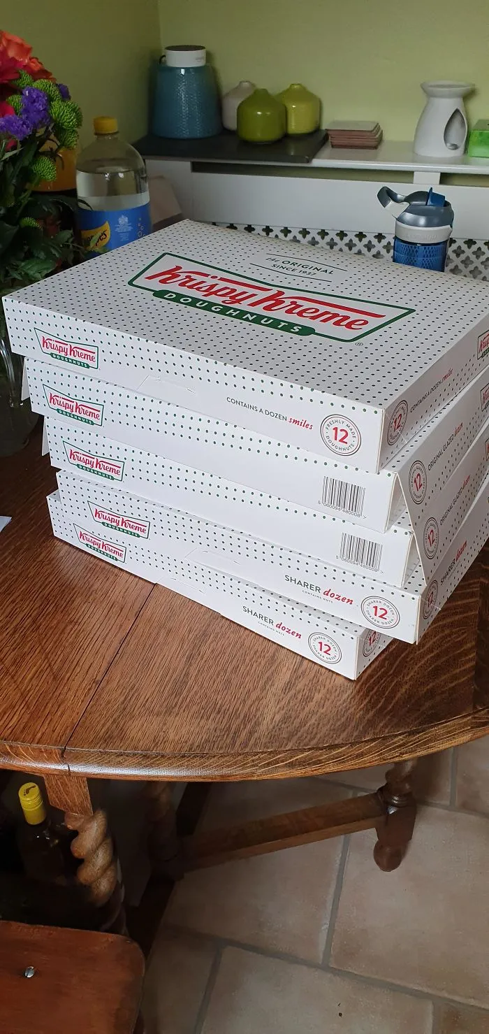 Bought 60 Doughnuts For The Office Today To Celebrate My 20th Birthday, Only To Be Told Not To Come In For The Next Week