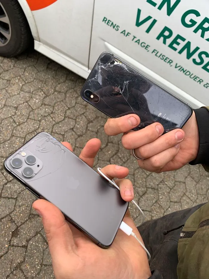 My Friend Went To The Apple Store Today Because He Broke His iPhone XS Both Front And Back. They Told Him That Because Of Corona The Repair Service Was Temporarily Closed. He Then Chooses To Buy The 11 Pro Which He Then Dropped When Opening The Box