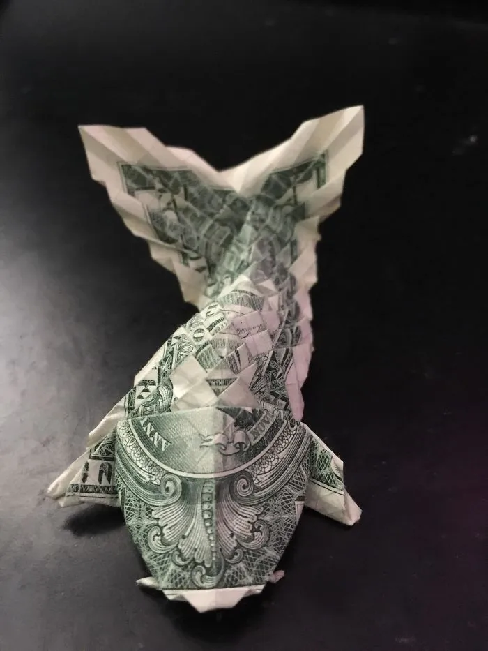 Bored At Home And Folded This Koi Fish