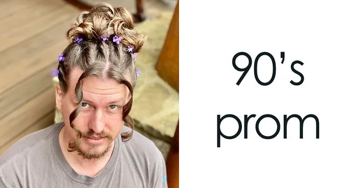 Boyfriend Lets His Quarantined Hairstylist GF Experiment With His Hair And Here's What She's Done So Far