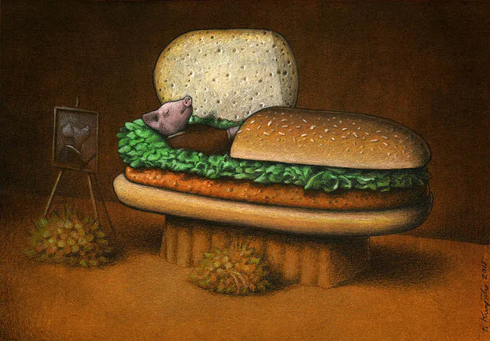 Polish Artist Creates 30 Uncomfortably Accurate Metaphors About The Ills Of Our Society (New Pics)