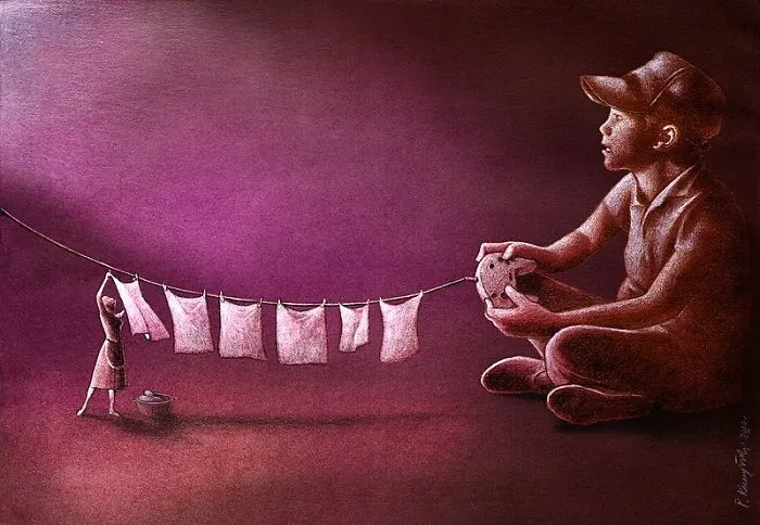 Polish Artist Creates 30 Uncomfortably Accurate Metaphors About The Ills Of Our Society (New Pics)