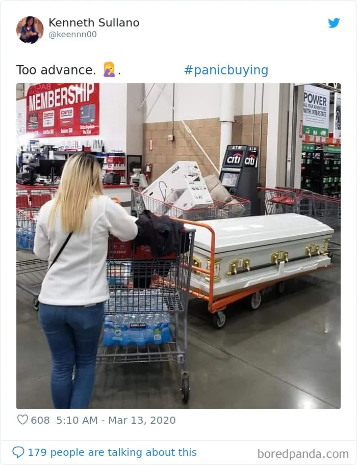 26 Photos Of Americans Panic Buying Things That Got Others Confused About What They Were Thinking