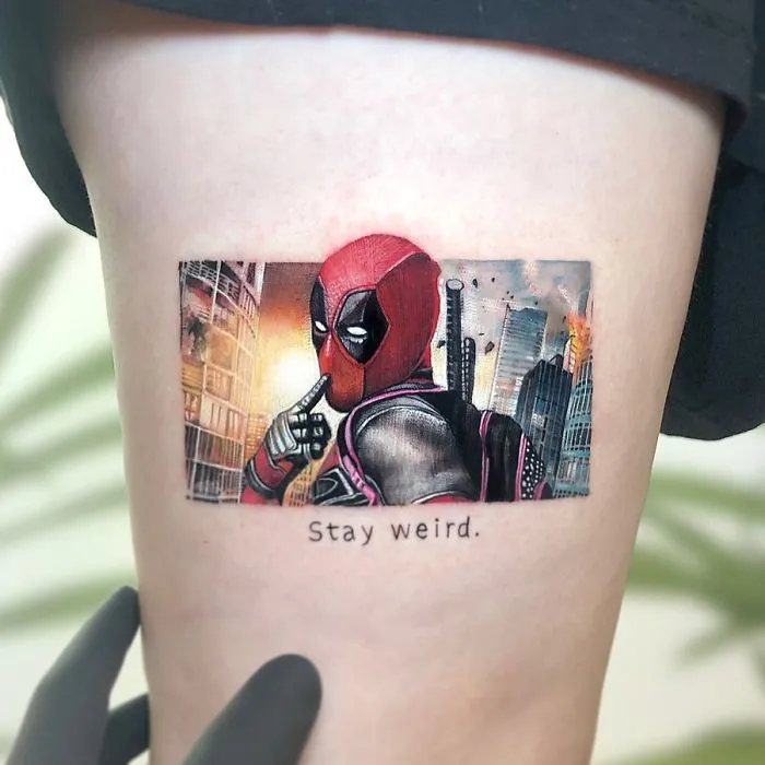30 Colorful Micro Tattoos By Eden Kozokaro That Look Like Mini Pop Culture Paintings