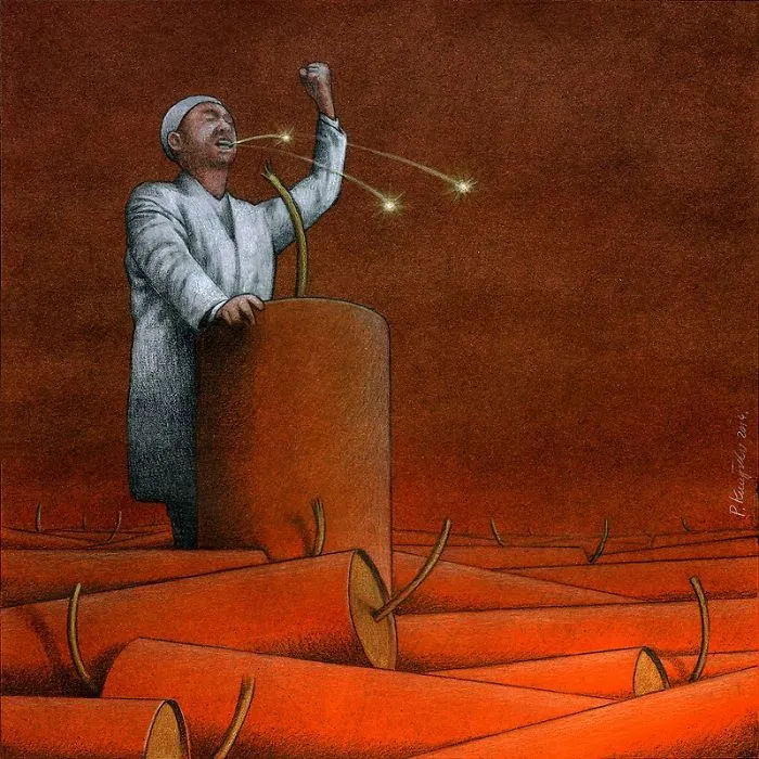 Polish Artist Creates 30 Uncomfortably Accurate Metaphors About The Ills Of Our Society (New Pics)
